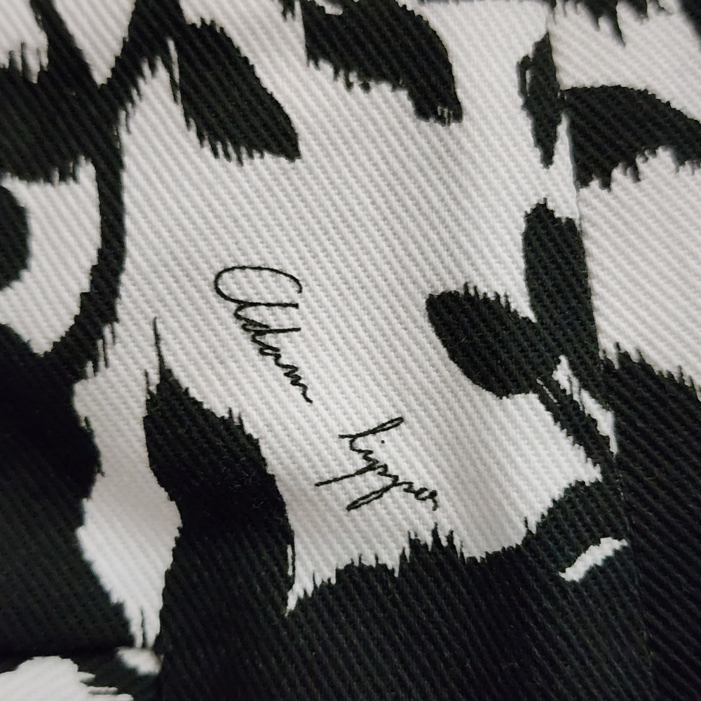 Adam Lippes Printed Cotton-Blend Straight Leg Flared Pants Work Wear Quit Luxury - Picture 9 of 16